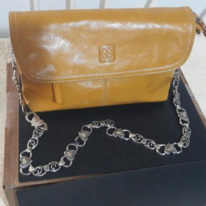 Giani Bernini Italian Leather Shoulder Bag, Polish